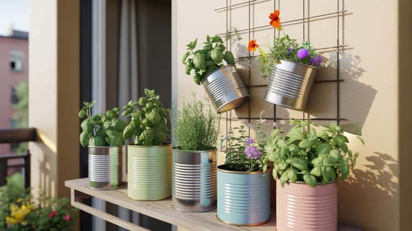 Küchentipp für Sparfüchse: Mit diesem „Müll“ entsteht ein süßer Mini-Kräutergarten