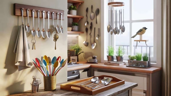12 geniale Ideen, wie alte Löffel deine Wohnung komplett verändern