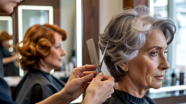 Warum ein Schnitt bei grauem Haar mehr Präzision verlangt als bei gefärbtem