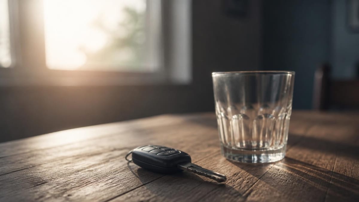 Nach 30 Jahren Alkoholabhängigkeit verlor eine Frau ihren Führerschein. Heute ist sie trocken und hat die MPU gemeist