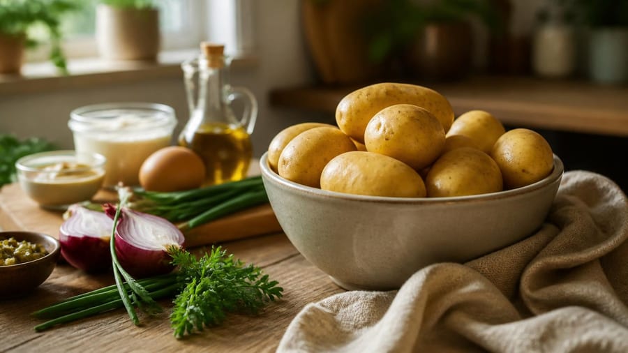 Endlich, ein cremiger Kartoffelsalat, der nicht langweiliger Standard ist