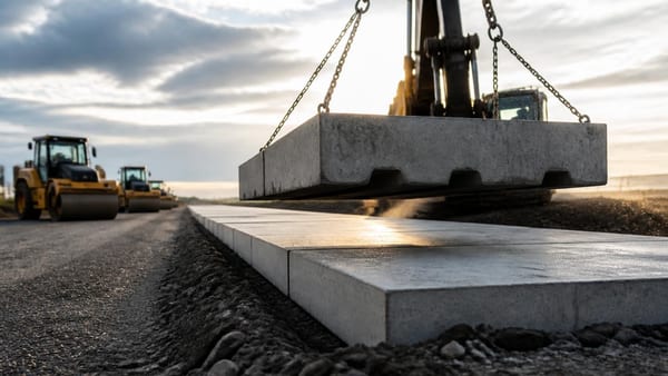 Vorgefertigte Betonmodule revolutionieren den Verkehrsflächenbau. Kürzere Sperrungen und längere Haltbarkeit könnten …