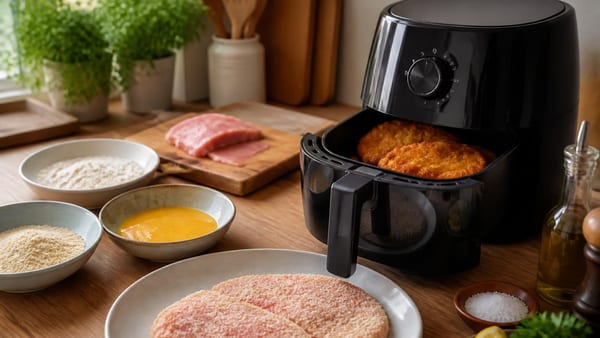 Heißluftfritteusen revolutionieren die Zubereitung panierter Klassiker. Mit der richtigen Technik wird das Schnitzel …