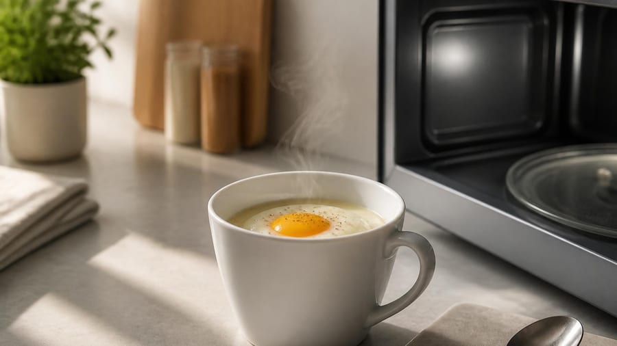 Mikrowellen-Ei: So gelingt das schnelle Frühstück ohne Pfanne