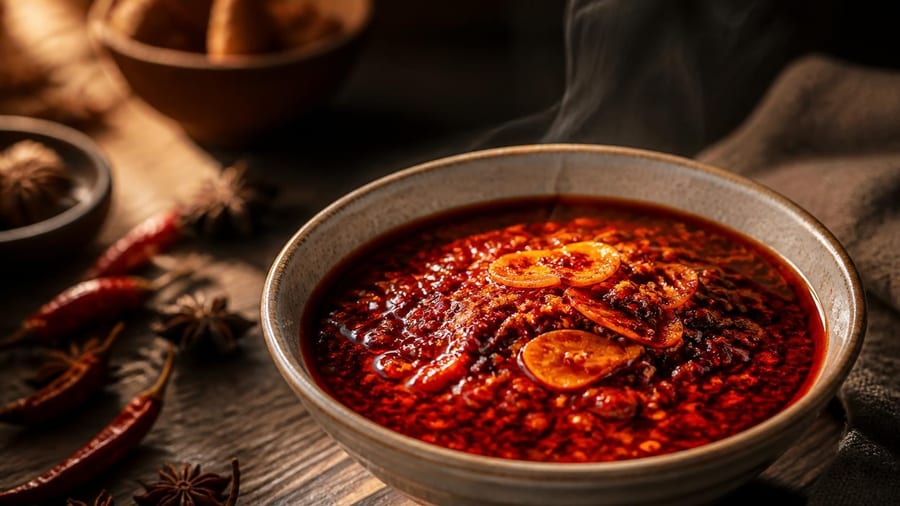 Selbstgemachtes Crispy Chili-Öl: aromatisches Topping für asiatische Gerichte und scharfen Genuss