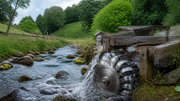 Strom aus dem Bach: Landwirt nimmt Hürden bei Kleinwasserkraft