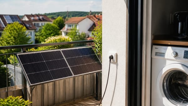 Balkonkraftwerke amortisieren sich binnen weniger Jahre. Wer seinen Stromverbrauch clever anpasst, holt deutlich mehr…