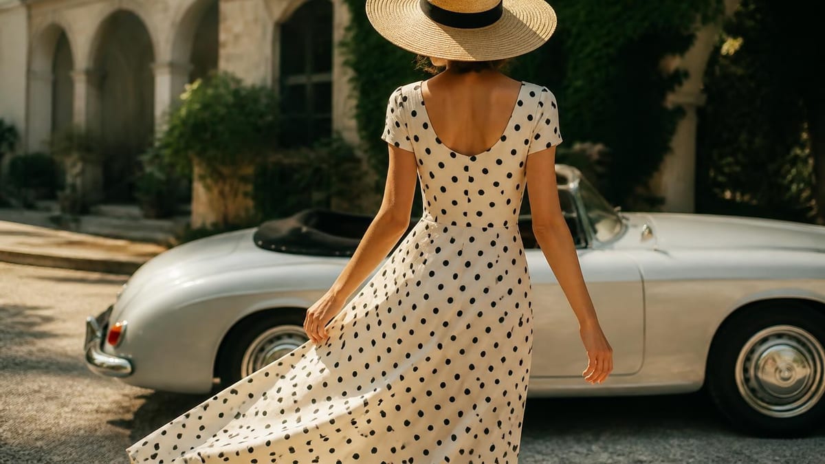 Das Tupfenmuster erobert die Mode zurück. Warum Polka Dots zeitlos elegant wirken und wie man sie modern stylt.