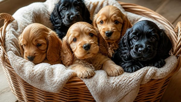 Typvolle Cocker Spaniel Welpen suchen ein liebevolles zu Hause (1 Hündin & 3 Rüden frei)