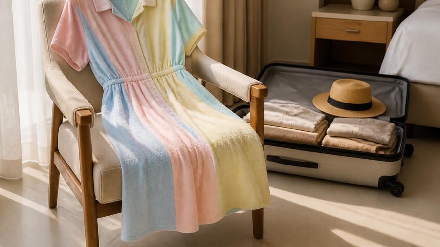 Urlaub: Das "Handtuch"-Kleid von Tchibo bleibt immer knitterfrei